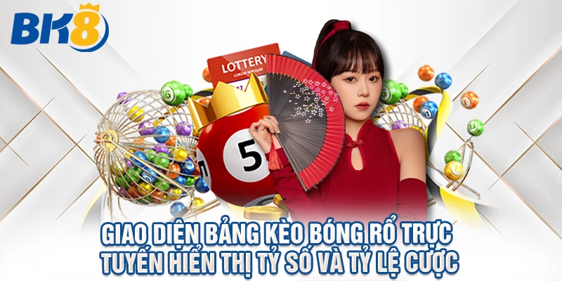 Giao diện bảng kèo bóng rổ trực tuyến hiển thị tỷ số và tỷ lệ cược
