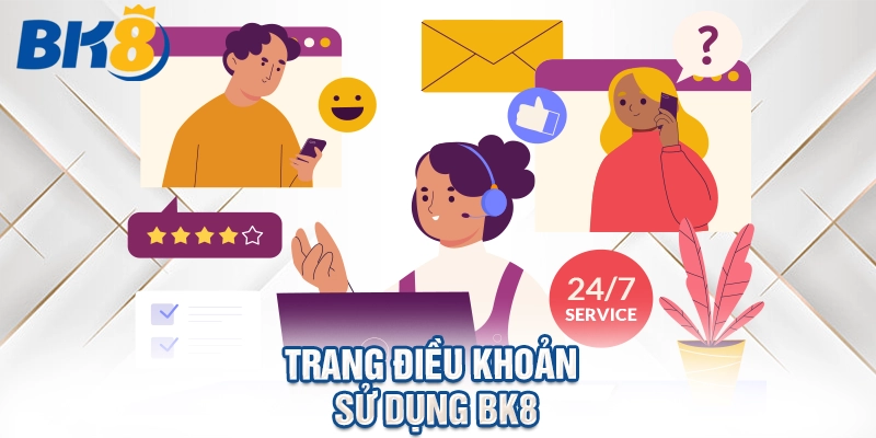 Trang điều khoản sử dụng BK8.